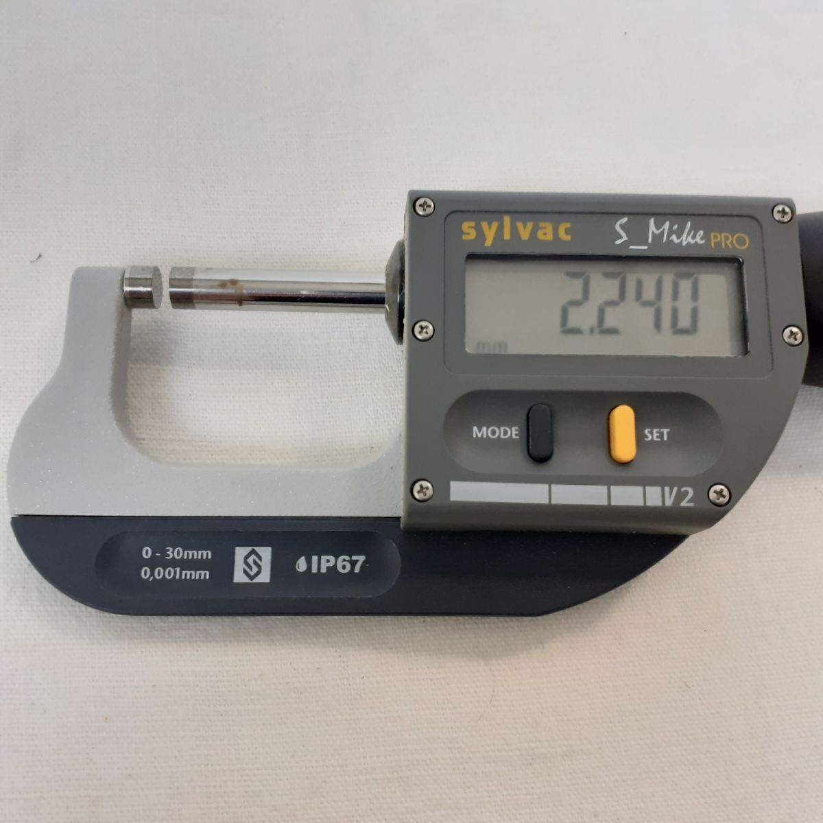 Micromètre numérique de précision Sylvac - Modèle S_Mike PRO IP 67 - Métrologie Très bon état - Vue 2 - 
